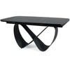 Signal Meble Valgomojo stalas INFINITY CERAMIC, 160-240x95x76 cm, juodas