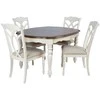 Home4You Valgomojo stalas LILY, 106,5x137-182x76