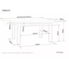 Signal Meble Valgomojo stalas SIGNAL Flip 80, 80(160)x80 x78 cm