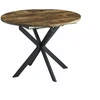 Signal Meble Valgomojo stalas SIGNAL Gaston, 100(135)x100x75 cm, ruda/juoda