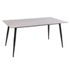 Signal Meble Valgomojo stalas SIGNAL Rion 160x90x76 cm, pilka/juoda