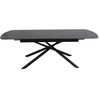 Signal Meble Valgomojo stalas Vector, 160-200 x 90 cm, juoda