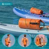 Vandeniui atsparus AQUASTIC Dry Bag 30l PVC oranžinis Valcuotas užsegimas