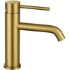 Vandens maišytuvas vonios kambario praustuvei 075 Elegance 35mm aukso sp./matinis