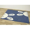 Vanhoutte DYWAN DLA DZIECI DZIECIĘCY KRÓLICZKI KROPKI GROCHY JEANS TANI 200x290 cm