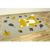 Vanhoutte DYWAN DZIECIĘCY PILKA MUSTARDOWY LISEK LEŚNY LIŚCIE LUNA KIDS 100x150 cm