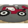 Vanhoutte DYWAN OKRĄGŁY DO POKOJU CHŁOPCA MAŁEGO ROLNIKA TRAKTOR LUNA KIDS śr. 140 cm