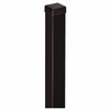 Vartelių stulpas RAL9005, cinkuotas, juodos sp., 70 x 70 x 2000 mm