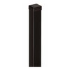 Vartelių stulpas RAL9005, cinkuotas, juodos sp., 50 x 50 x 2000 mm