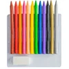 COLORINO CREATIVE nutrinamos kreidelės 12 spalvų ir trintukas, 91992PTR