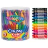 Vaškinės kreidelės 64 spalvų Colorino Kids kibirėlyje