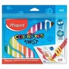 Vaškinės kreidelės Maped Color Peps, 12 spalvų