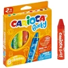 Vaškiniai pieštukai Carioca Baby 2+ , 8 spalvų