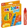 Vaškiniai pieštukai Carioca Baby 2+ , 8 spalvų