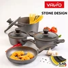 Vavio Stone Design puodas su dangteliu 20cm 2,2L