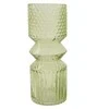Vaza Ø12cm H30cm stiklinė/žalia