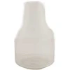 Vaza Ø15.8cm H24.3cm stiklinė/balta
