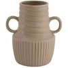 Vaza 16x12.5x17.5cm keraminė/pilka