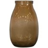 Vaza Ø18cm H28cm stiklinė/ruda