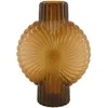 Vaza 18x8.5x25cm stiklinė/ruda