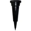 Vaza D9.5cm H31cm plastikinė/juoda