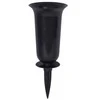 FORM PLASTIC Vaza Dama įsmeigiama į žemę D13cm/H32.7cm grafito spalvos