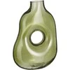Vaza Jay Mica Decorations L18 W7.5 H22.5cm stiklinė/švies.žalia