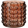 Vaza Jesi Mica Decorations Ø20cm H17cm stiklinė/švies.ruda
