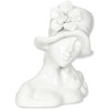 Bikuvalt Vaza keramikinė balta Dama su skrybele 18x13x23 cm ART MUSE