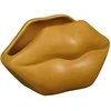 Vaza Lips L17.5xW11.5xH10.5cm keraminis/oranžinis