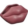 Vaza Lips L17.5xW11.5xH10.5cm keraminis/rožinis