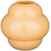 Vaza Modulo Mica Decorations Ø20cm H18.5cm stiklinė/oranžinė