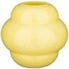 Vaza Modulo Mica Decorations Ø20cm H18.5cm stiklinė/geltona