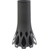 Vaza Roseta D18cm H30cm plastik./antracito sp.