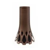 Vaza Roseta D18cm H30cm plastik./bronzos sp.