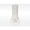 Vaza Roseta D18cm H30cm plastik./kreminės sp.