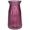 Vaza Ruby4 Ø11xH20cm stiklinė/fuksijų sp.