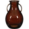 Vaza Sitia Ø20cm H32cm stiklinė/tamsiai ruda