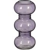 Vaza Tauro Ø8.5cm H19cm stiklinė/violetinė