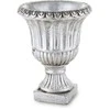 Bikuvalt Vazonas ant kojelės sidabro spalvos betoninis 20x15x15 cm 137383