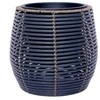 Home4You Vazonas D28xH26cm Tamsiai pilka