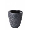 FORM PLASTIC Vazonas Flow 30cm 15,5L Juodas