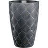 FORM PLASTIC Vazonas Flow Slim 30cm 24L, Juodas