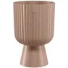 Vazonas FORM PLASTIC Keli Mika Eco Wood 14cm Rudas