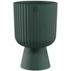 Vazonas FORM PLASTIC Keli Mika Eco Wood 14cm Žalia