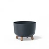 Vazonas GRACIA ECO WOOD STANDARD 9,8 L D290xH220 mm antracito sp. Prosperplast