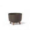 Vazonas GRACIA ECO WOOD STANDARD 9,8 L D290xH220 mm kavos sp. Prosperplast
