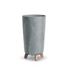 Prosperplast Vazonas GRACIA TUBUS SLIM BETON EFFECT su kojelėmis D239xH445 mm betono sp. Pro