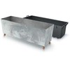 Prosperplast Vazonas/lovelis su įdėklu ir kojelėmis 770x235x300 mm betono spalva URBI Prosper