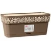 Stefanplast Vazonas OPERA GAIA lovelis su vand. rez. 2,75 L 30x13x12 cm ruda sp. 88702 STEFA